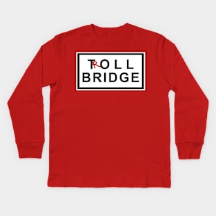 Troll Bridge Kids Long Sleeve T-Shirt